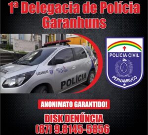 Portal Agreste Violento 1ª DELEGACIA DE GARANHUNS DISPONIBILIZA